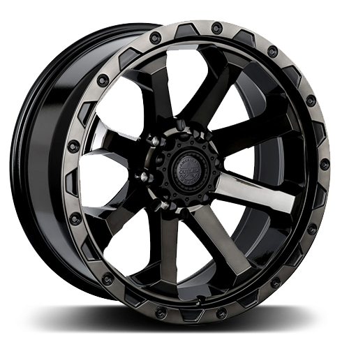 American Outlaw Capone Machined Black Tinted
