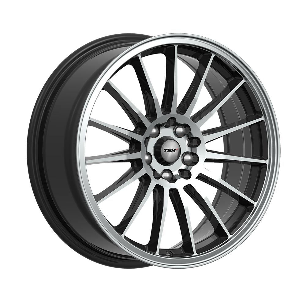 TSW Rally Gloss Black Machined