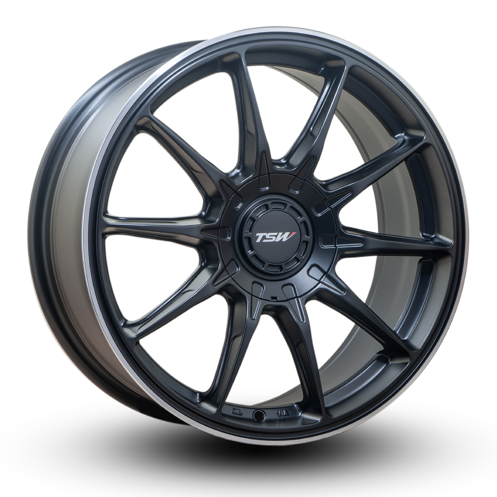 TSW Bayern Satin Black Machined Lip