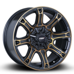 TSW Obsidian Satin Black Machined With Bron